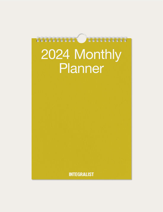 green 2024 monthly planner
